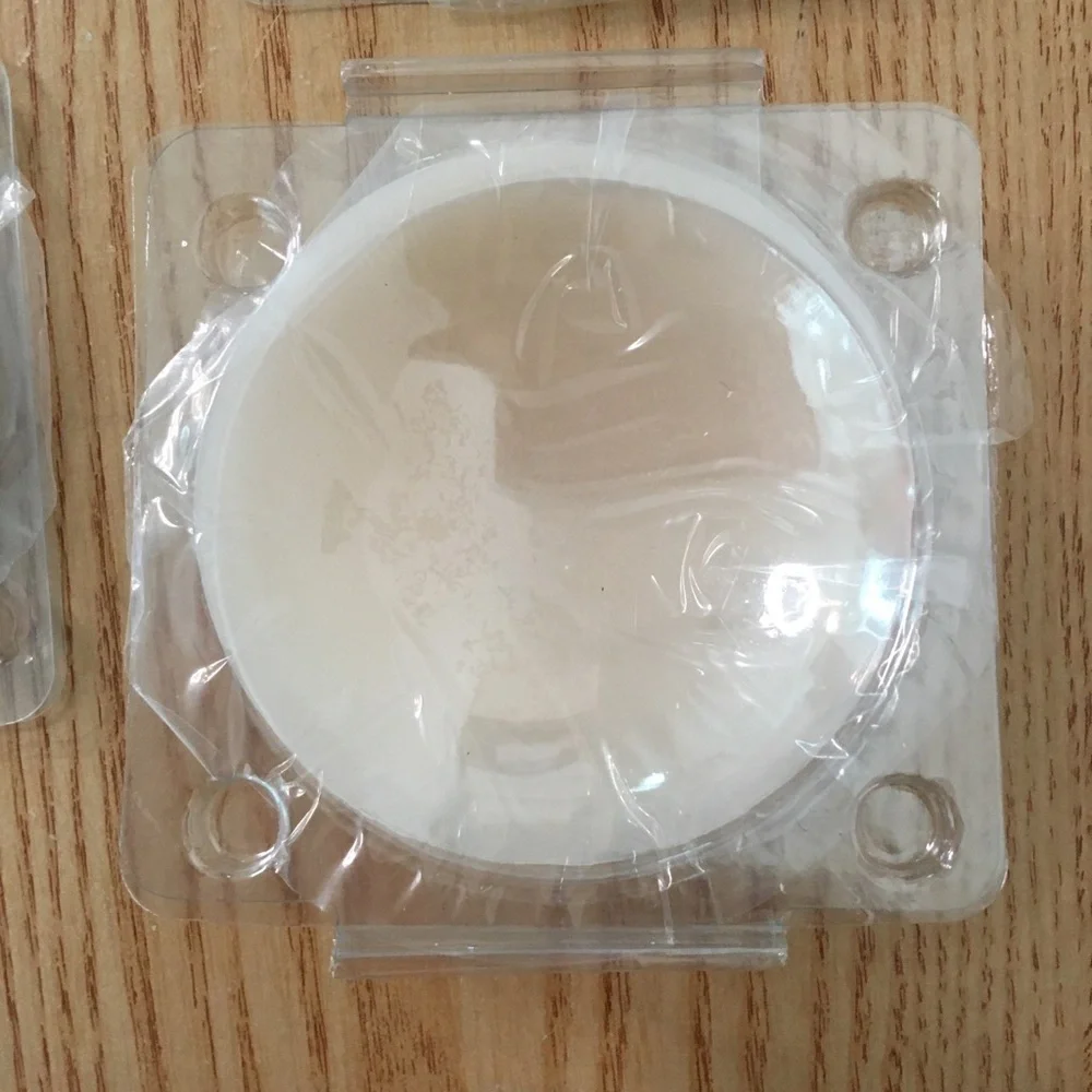 New 1 Pair of Nude Silicone Nipple Covers One Size